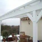 Terrassendach Leimholz