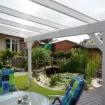 Terrassendach Leimholz, kunststoffhandel24.de, dreku, terrasse