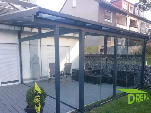 Glasschiebewand 4-läufig bis 4.000 mm Breite