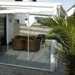 Glasschiebewand, kunststoffhandel24.de, dreku, terrasse