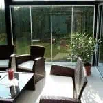 Glasschiebewand, kunststoffhandel24.de, dreku, terrasse